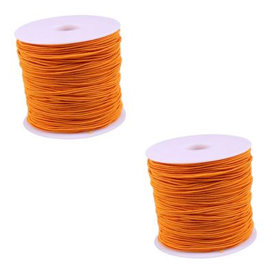 TEHAUX 2pcs Elastic String DIY Jewelry Cord Jewelry Elastic String for Bead Making Craft Twine