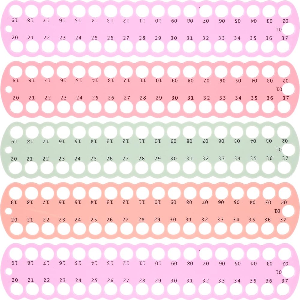 SEWOART 5Pcs Embroidery Floss Organizer Thread Holder Storage Board Cross-Stitch Thread Winding Plate for Sewing Tools and Craft Projects Organizing Tool for Needlework