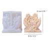 JinGuoZiLP Religious Scalpture Candle Mold for DIY Candle Gypsum Ornaments Home Decor, Epoxy Resin Casting Mold, 11* 13* 4cm view 2