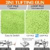 Rug Tufting Gun with Carpet Trimmer KitTufting Gun Starter Kit Professional Tufting Rug Making Machine2 in 1 Cut Pile Loop Pile Tufting Gun Kits for Beginners and Amateur view 3