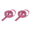 MECCANIXITY Leather Straps Strip Belt 1.2cm(0.5" Width) 100cm(40" Length) Leather Strips String Dark Pink for DIY Craft, Jewelry, Key Chains, Pack of 2 view 1