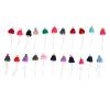 22Pcs Mini Knitting Hats, Mini Knitting Hats DIY Crafts Wool Yarn Hair Accessories, Christmas Mini Knitting Doll Hats Mini Wool Hat for Christmas Ornaments DIY Art and Craft view 1