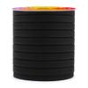 Mandala Crafts Black Flat Drawstring Cord Drawstring Replacement, 3/4 Inch 10 YDs Black Soft Drawstring Cotton Draw Cord Hoodie Sweatpants Drawcord Replacement view 2