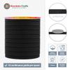 Mandala Crafts Black Flat Drawstring Cord Drawstring Replacement, 3/4 Inch 10 YDs Black Soft Drawstring Cotton Draw Cord Hoodie Sweatpants Drawcord Replacement view 4