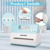 CraftGenes A4 Electric Die Cutting Machine, 9 Inch Automatic Embossing Machine Starter Kit, 110V 200W High-Power Die Cutter for Card Making, Scrapbooking & DIY Arts view 4