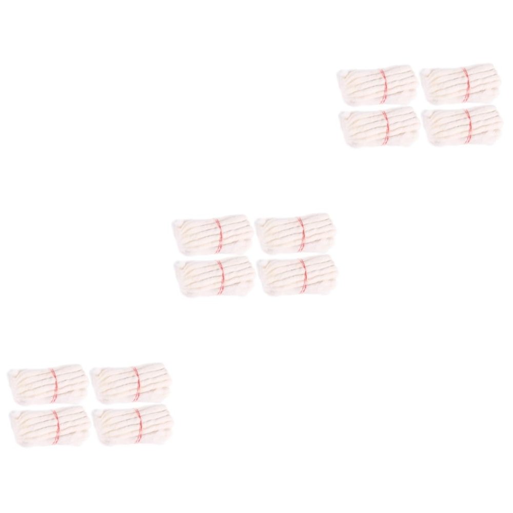 VILLCASE 3pcs Multi-use Cotton Wicks for Oil Lamps Tiki Torches and Wine Bottles