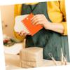 18pcs Pottery Tools Polymer Clay Tools Serrated Scraping Plates for Clay Molding view 2