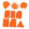 18pcs Pottery Tools Polymer Clay Tools Serrated Scraping Plates for Clay Molding view 3