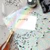 Erilano Holographic Silver Cardstock Paper 20 Sheets, 8.5x11 Inch Premium 92lb/250GSM Glitter Iridescent Mirror Paper for Invitations, DIY Crafts, Scrapbooking, Birthday Party Decorations view 4