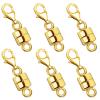 Qulltk Magnetic Necklace Clasp with Lobster Clasp 18K Gold and Silver Magnetic Jewelry Clasps for Necklaces Extender Bracelet Clasps and Closures view 1