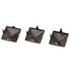 Qcwwy 100pcs Pyramid Punk Rivets with Brass Material for DIY Leather Craft, Unique Four Side Pyramid Shape, Multilayer Electroplated Surface, Suitable for Wind Coat (12MM) view 3