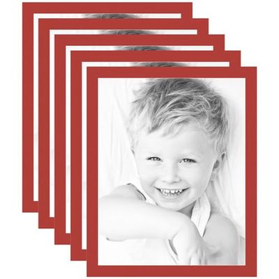 ArtToFrames 22x28 Deep Red/Deep Red Custom Mat for Picture Frame with 18x24 opening size (Mat Only, Frame NOT Included)