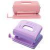 DEARMAMY 2pcs Loose Leaf Hole Puncher Manual Paper Sheets Hole Maker for Office Durable Plastic Metal Design for Crafting and Book Binding view 1