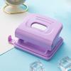 DEARMAMY 2pcs Loose Leaf Hole Puncher Manual Paper Sheets Hole Maker for Office Durable Plastic Metal Design for Crafting and Book Binding view 3