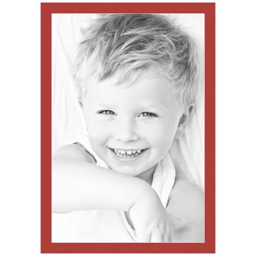 ArtToFrames 24x36 Deep Red/Deep Red Custom Mat for Picture Frame with 20x32 opening size (Mat Only, Frame NOT Included)