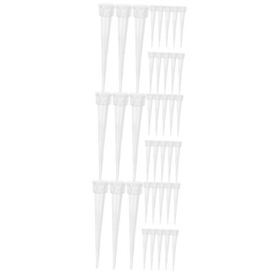 Kisangel 150pcs Floral Water Tubes for Flower Arrangements Plastic Flower Vials for Support Compact Design for and Stability