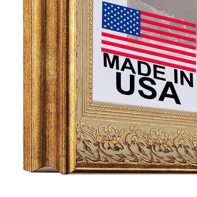 11X17 2 1/2" Polystyrene Victorian Picture Frame 1556 Series Ancient Gold by WholesaleArtsFrames-com Made In USA