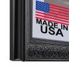 27X40 2 1/2" Polystyrene Victorian Picture Frame 1556 Series Rich Black by WholesaleArtsFrames-com Made In USA view 1