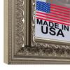 17X22 3-1/2" Polystyrene Classic Picture Frame 104 Series - Silver by WholesaleArtsFrames-com Made In USA view 1