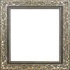 7X7 3 3/8" Polystyrene Ornate Picture Frame 1743 Series - Grey Chocolate Gold by WholesaleArtsFrames-com Made In USA view 2