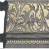 7X7 3 3/8" Polystyrene Ornate Picture Frame 1743 Series - Grey Chocolate Gold by WholesaleArtsFrames-com Made In USA view 4