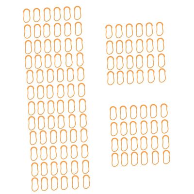 STOBOK 150pcs u Shape Zipper Pulls for Clothing and Bags Zipper Tab Replacement Easy to Install for Backpacks Luggage and Jackets