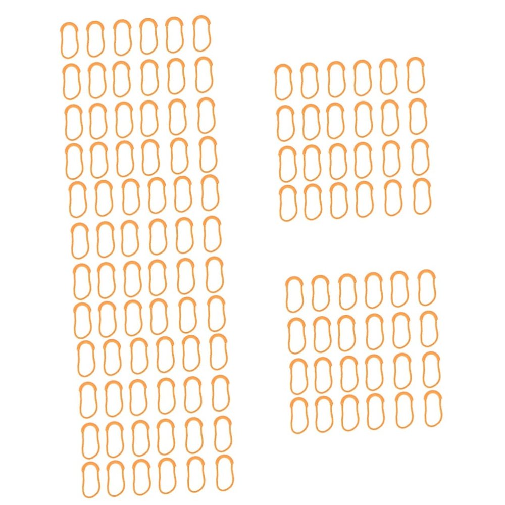 STOBOK 150pcs u Shape Zipper Pulls for Clothing and Bags Zipper Tab Replacement Easy to Install for Backpacks Luggage and Jackets