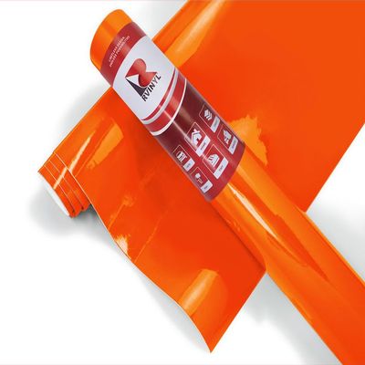 3M Scotchcal 50 Graphic Film in Bright Orange 34-12" x 10ft - Calendered High Gloss Vinyl with Removable Adhesives - Sheet Roll for Decals, Stickers and Signs