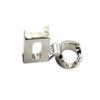 Operitacx Stainless Steel Low Ruler Motion Darning Patchwork Presser Foot for Quilting and Embroidery Compatible Low Sewing Machines view 1