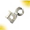 Operitacx Stainless Steel Low Ruler Motion Darning Patchwork Presser Foot for Quilting and Embroidery Compatible Low Sewing Machines view 4