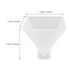 TEHAUX Flexible Silicone Pyramid Mold for Resin Casting 2-Pack 3.94 Inch 3D Pyramid Shape Molds for Epoxy Resin DIY Jewelry Making and Home Decoration Crafts view 2