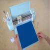 3M 3630 Translucent Bristol Blue Matte Permanent Adhesive Vinyl Roll for Craft and Sign Cutters (12in x 10ft Roll) view 3