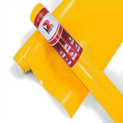 Avery Dennison SC950 Opaque Medium Yellow High-Gloss Permanent Adhesive Vinyl Roll for Craft and Sign Cutters (12in x 10ft Roll)
