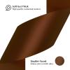 Showin Brown Ribbon, Double Face 2 Inch x Continuous 50 Yards Brown Satin Ribbon for Gift Wrapping, Wedding Decoration and Floral Bouquets view 3