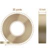 Showin Champagne Ribbon, Double Face 1 Inch x Continuous 25 Yards Champagne Satin Ribbon for Gift Wrapping, Wedding Decoration and Floral Bouquets view 2