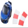 Choro Q Q's QS-09a Honda NSX Blue Finished Product view 1