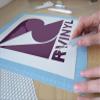 3M 7125 Purple Gloss Permanent Adhesive Vinyl Roll for Craft and Sign Cutters (12in x 10ft Roll) view 4