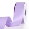 Showin Light Purple Ribbon, Double Face 2 Inch x Continuous 50 Yards Light Purple Satin Ribbon for Gift Wrapping, Wedding Decoration and Floral Bouquets view 1