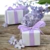 Showin Light Purple Ribbon, Double Face 2 Inch x Continuous 50 Yards Light Purple Satin Ribbon for Gift Wrapping, Wedding Decoration and Floral Bouquets view 4