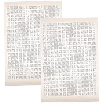 Tofficu 2sheets Decal Paper for Pottery High-Temperature Underglaze Transfers Easy Use Craft Paper Smooth Finish for Artistic Projects