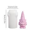 Home Decoration Dwarf Silicone Molds DIY Aromatherapy Candle Plaster Ornaments Handmade Crafts Mold Scented Candle Mold DIY Christmas Decoration Table Ornament Mould (B) view 2