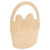 Easter Egg Basket Cutout, 6-Inch, 1/8 Inch Thick, Pack of 10 Easter Crafts, Wooden Eggs for Basket Stuffers & Ornaments, by Woodpeckers view 2