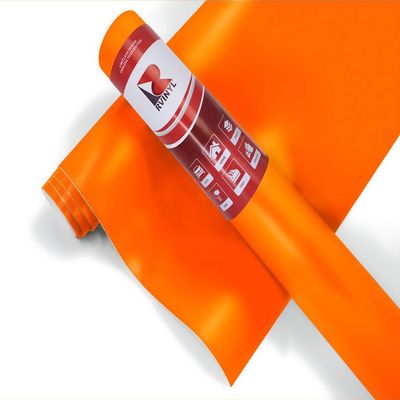 ORACAL 631 Series Exhibition Calendered Sign Film in Pastel Orange 035-12" x 5ft - Matte Finish Vinyl Roll with Removable Adhesive for Interior Craft and Signage
