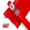 ORACAL 8300 Transparent Red Orange Gloss Permanent See Through Adhesive Vinyl Roll for Craft and Sign Cutters (12in x 5ft Roll) view 1