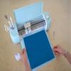ORACAL 8300 Transparent Gentian Blue Gloss Permanent See Through Adhesive Vinyl Roll for Craft and Sign Cutters (12in x 5ft Roll) view 3