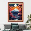 Funxvoot Stamped Cross Stitch Kits Beginners Full Range of Embroidery Kits for Adults 11CT Embroidery Patterns Needlepoint Kits Printed Cross Stitch Kits-Moon Night Scene 16x20 inch view 2