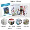 Funxvoot Stamped Cross Stitch Kits Beginners Full Range of Embroidery Kits for Adults 11CT Embroidery Patterns Needlepoint Kits Printed Cross Stitch Kits-Moon Night Scene 16x20 inch view 3