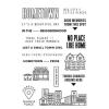 Clear Stamps for Crafting,11x16cm Hometown Stamp Transparent Clear Silicone Stamps for Scrapbooking Card Making Crafts Decoration Supplies view 1