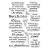 Clear Stamps for Crafting,11x16cm English Words Stamps Scrapbook Paper Transparent Clear Handmade Decoration Gifts Rubber Stamp for Card Scrapbooking view 1