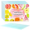 6Pack 11"x15" Sublimation Glass Cutting Board Blanks, Textured Tempered Glass Chopping Boards for Kitchen, Anti Slip Cutting Boards Heat Resistant Glass Plate for Kitchen DIY Heat Press Machine view 1